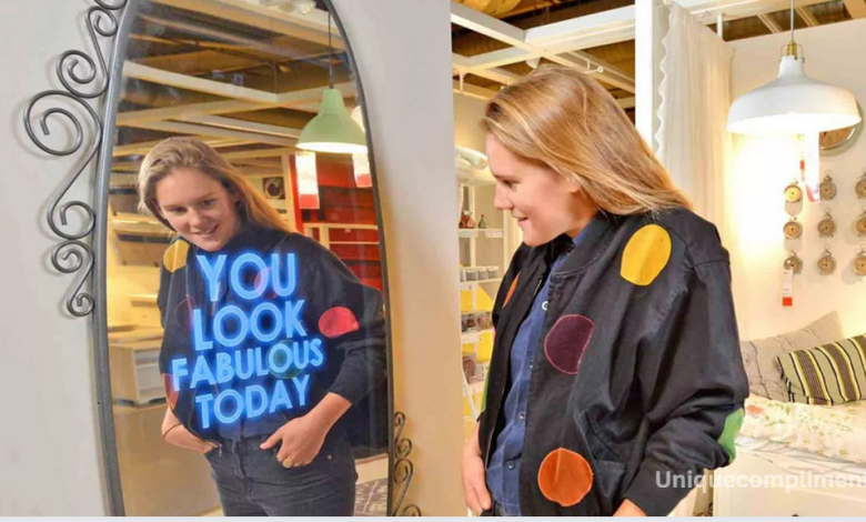 IKEA Motivational Mirror Ad Talking Mirror Gives Compliment