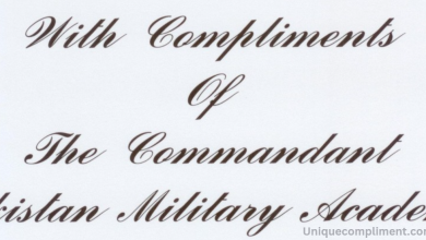 The Generals Compliments