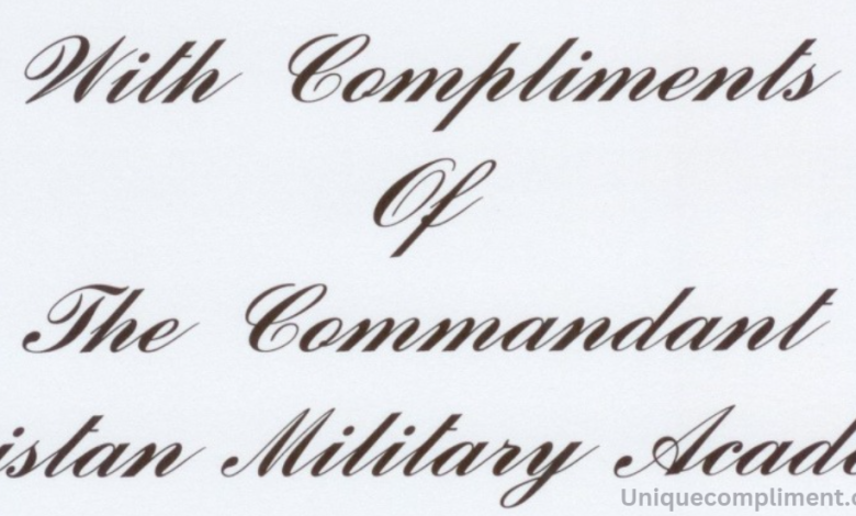 The Generals Compliments